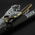 6 inch Professional hair Barber scissors set, straight scissors and Thinning Scissors Pattern handle hair care & styling tools