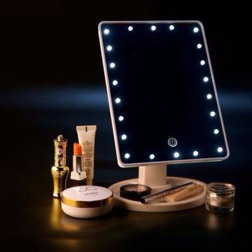 Make-Up Spiegel Met 16 Leds Cosmetische Spiegel Met Touch Dimmer Batterij Operated Vanity Spiegel smart mirror