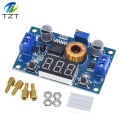 XL4015 High power 5A 75W DC-DC Adjustable Step-down Charger Module Step Down Buck Converter LED Driver with Red Voltmeter