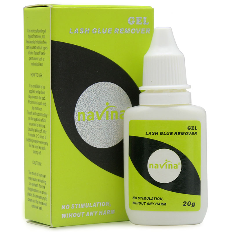 Navina 1pc 20g Safe Eyelashes Glue Remover NO Stimulation NO Harm for Fake False Individual Eyelash Extension Glue Remove