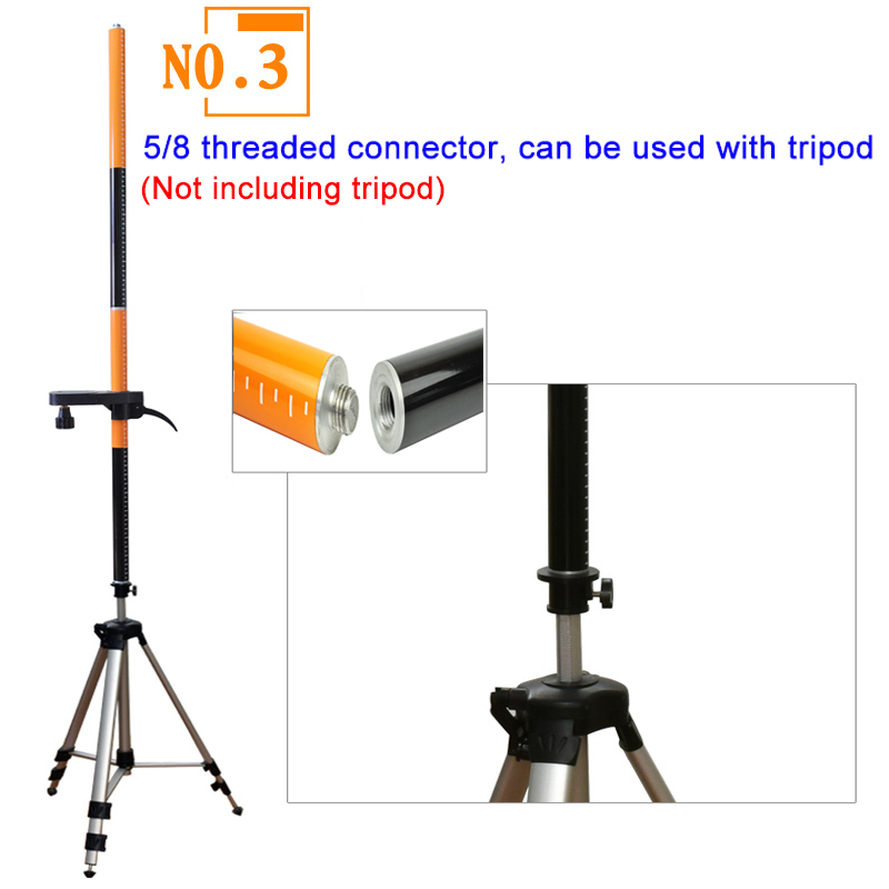 XEAST 5/8 1/4 Extend Bracket Elongation Maximum 3.36M for Laser Level