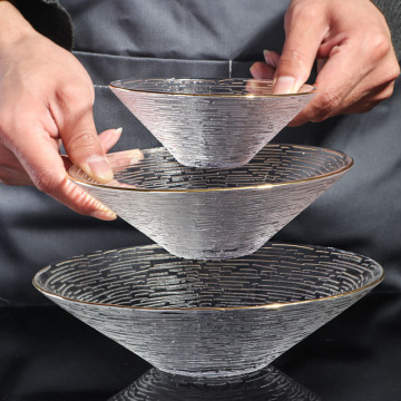 Classical style glass bowl