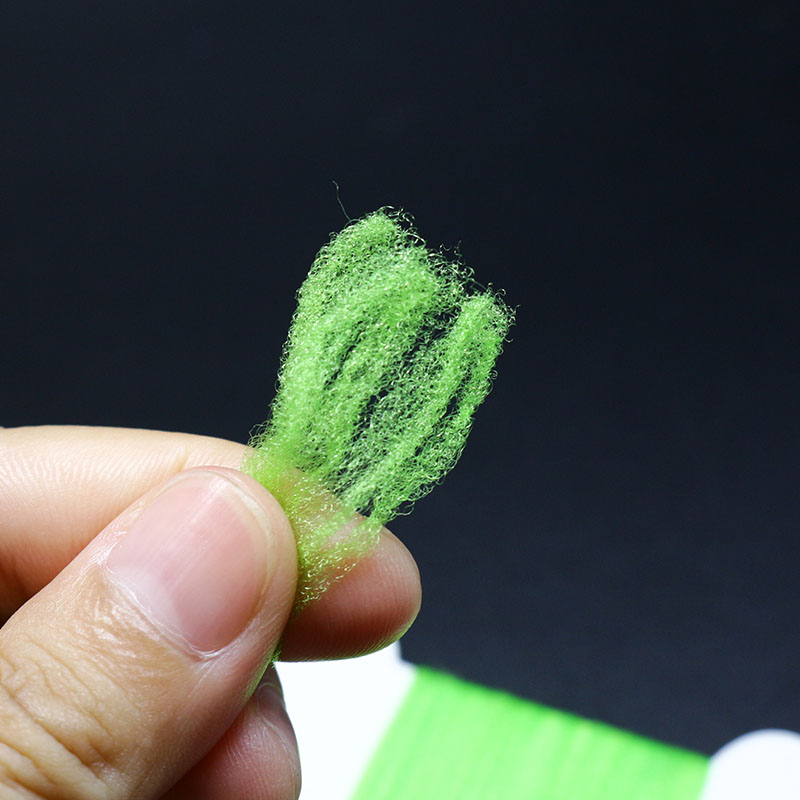 8 optional colors combed Polypropylene Floating Yarn 1yard/card dry fly parachute post fibers spinner wings fly tying materials