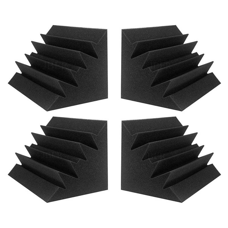 8 Pack Acoustic Panels Soundproofing Foam Acoustic Tiles Studio Foam Sound Wedges 12 x 12 x 24 cm