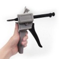 Glue Gun 50ml AB Epoxy Sealant Glue Gun Applicator Glue Adhensive Squeeze Mixed 1:1 Manual Caulking Gun Dispenser