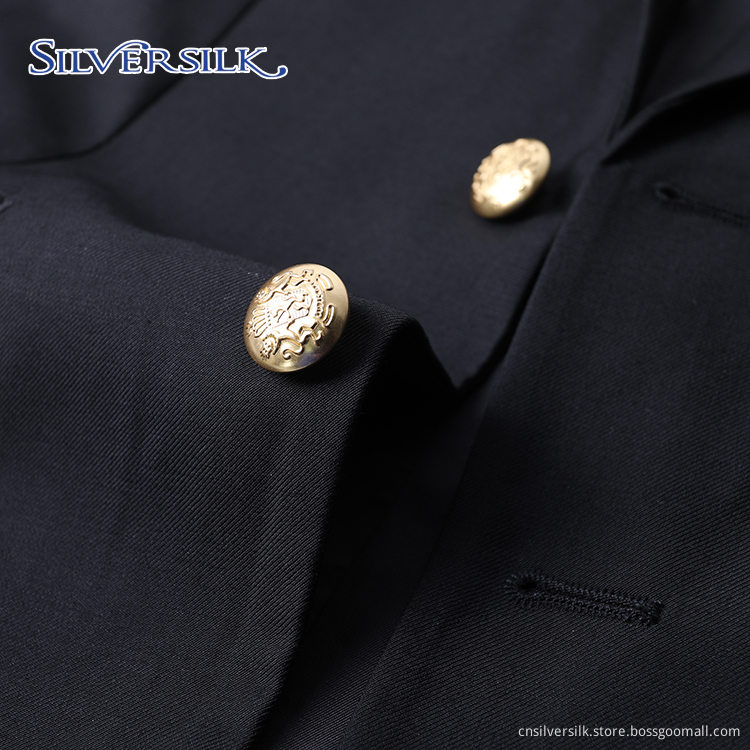 student school jacket uniform brassed button boys blazer