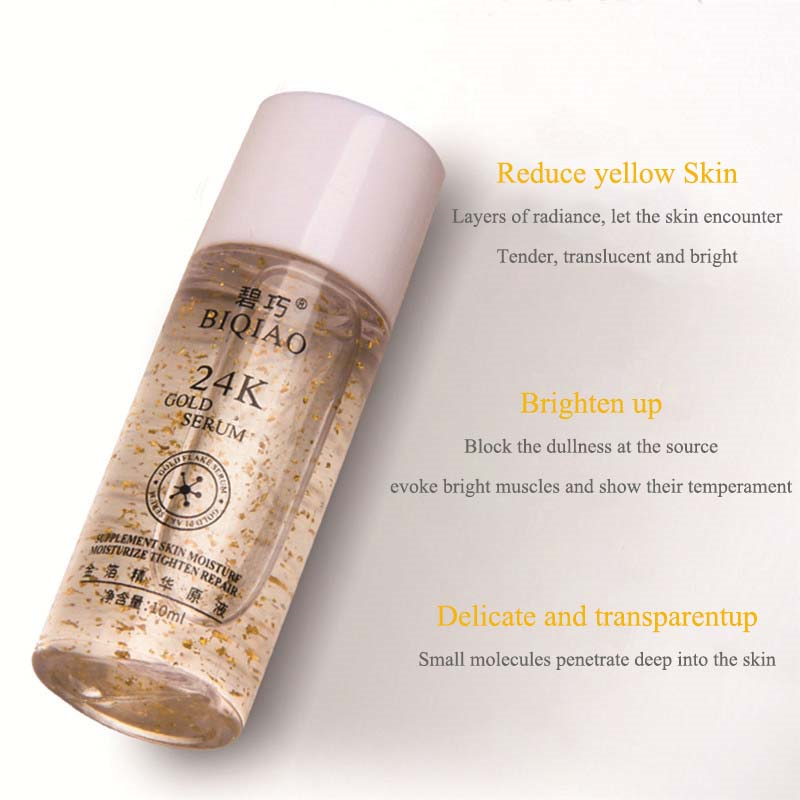 24KGold Essence MakeUp Primer Hydrating Moisturizer Pores Face Foil Serums Oil Matte Facial Professional Makeup Base Primer Oil