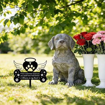 Customizable Metal Stake for Cemetery and Garden Memorials