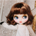 ICY DBS Blyth Doll For Series No.BL9158 Brown hair Open Mouth with teeth Carved lips Matte face Joint body 1/6 bjd