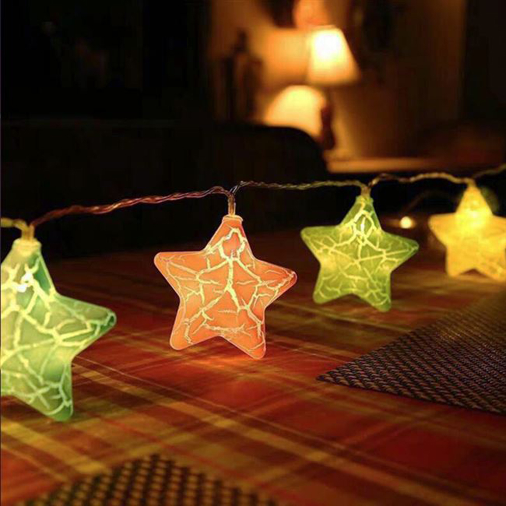 3M Small Lantern Fairy Flashing String Lights Starry Lights Room Layout Net Red Bedroom Decorative Lights Crack Star Lights