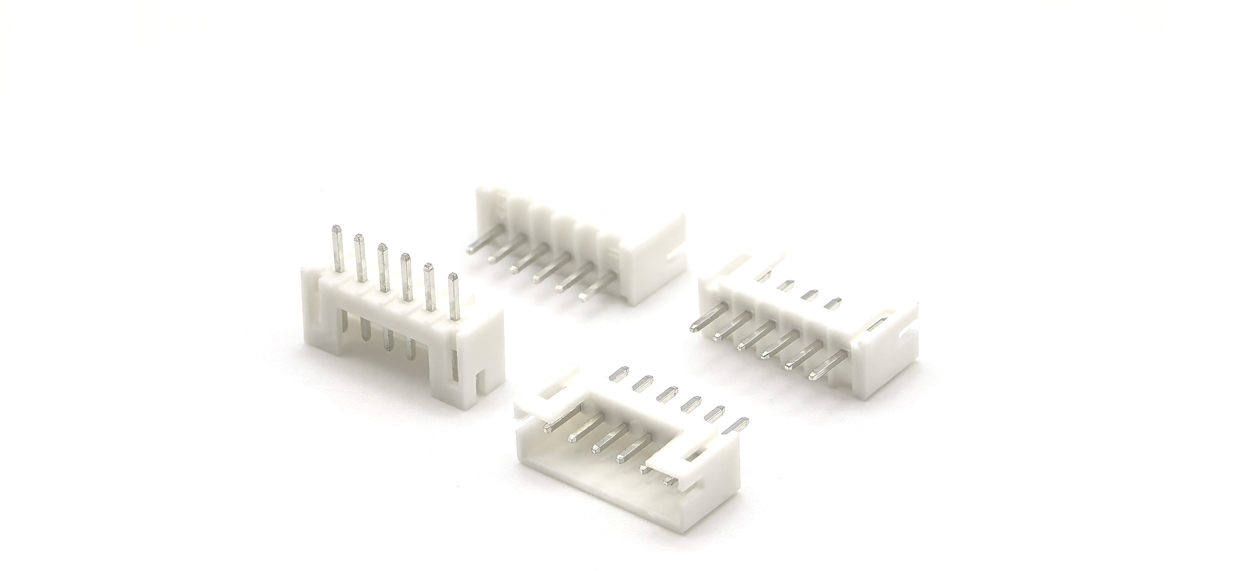 Wafer PH2.0 White Pin header Connector Straight DIP 6P