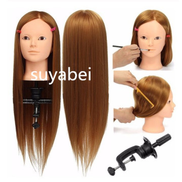 Blonde without makeup Professional hairdressing dolls head Female Mannequin Heads Training Dummy Mannequin Head For Hairdressers