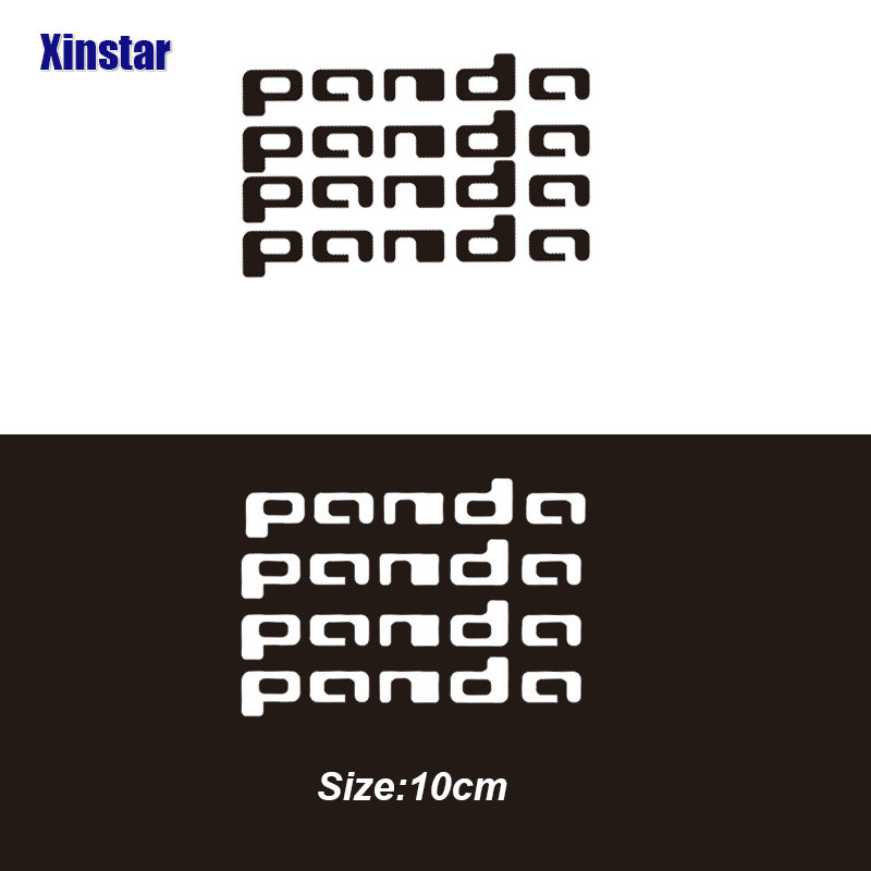 4pcs Decal Sticker car door handle sticker for fiat panda