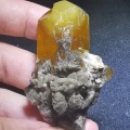 58.7g100%Natural barite and calcite associated mineral specimen stone decorated with energy QUARTZ GEM