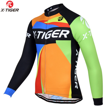 X-Tiger Long Sleeve Ropa Ciclismo Pro Cycling Jerseys Autumn Mountain Bicycle Cycling Clothing/Racing Bike Clothes For Man