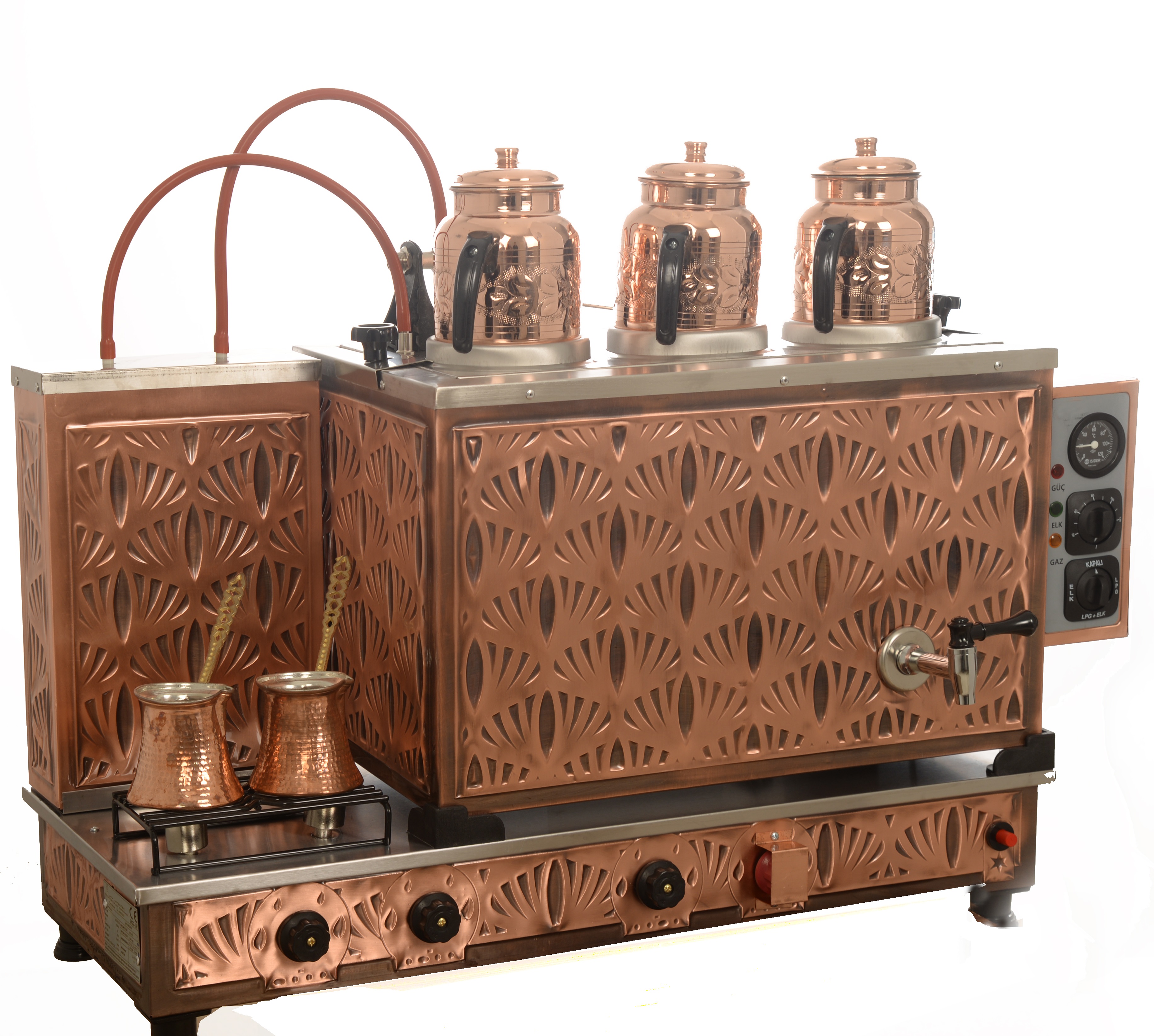 KUTLU | Professionel Tea Machine | Professionel Coffee Machine | Copper Coffee Maker | Copper Tea Maker | Coffee and Tea Maker