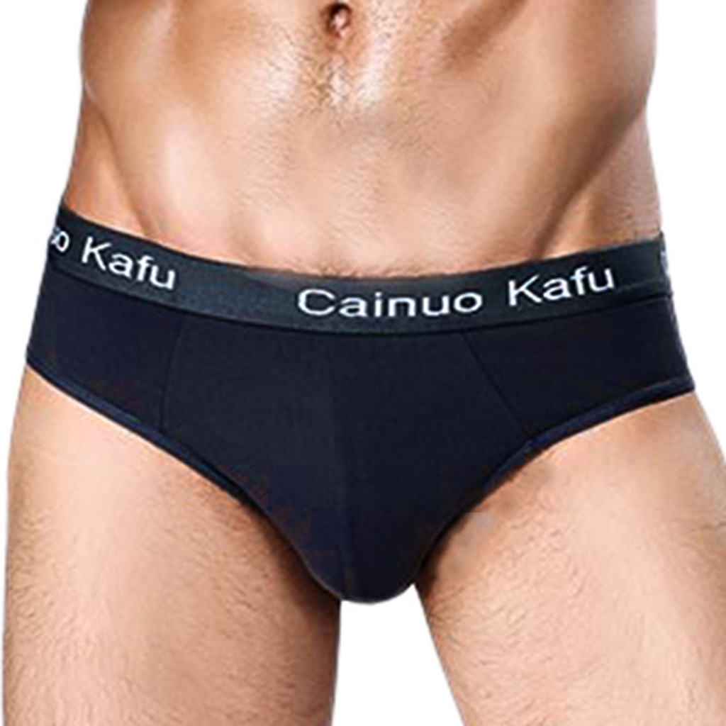 Men's Soft Underwear Splicing Solid Color Underpants Breathable Knickers Sexy Briefs Comfortable Panties Calzoncillos bielizna