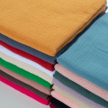 50*130cm Fabric Drape Cotton And Linen Double Gauze Crepe Baby Clothes Fabric Ladies Skirt Sleepwear Fabrics D20