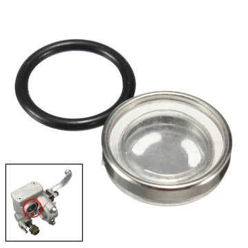 18mm Master Brake Cylinder Reservoir Sight Glass Motorcycle Dirt Bike Gasket