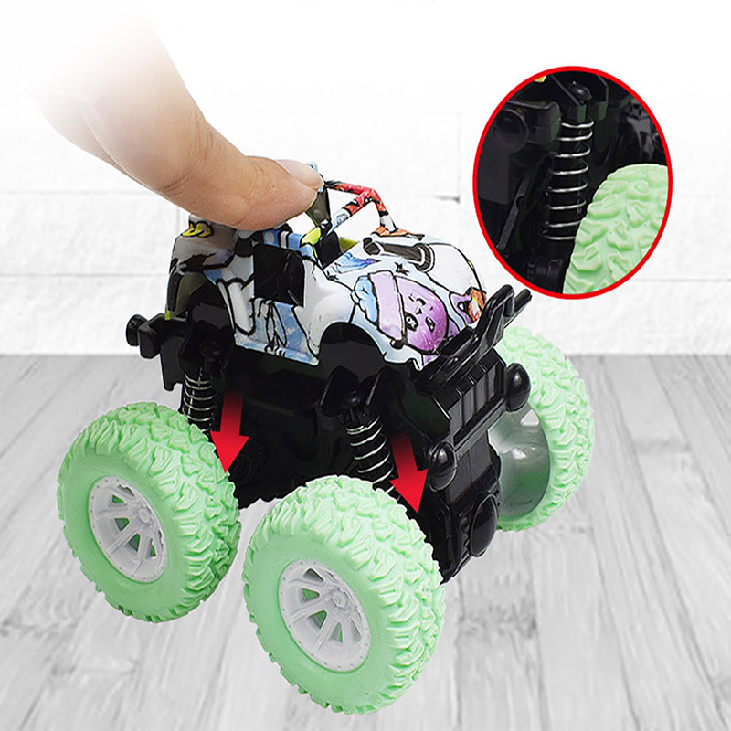 Toys Car-35 Styles Mini Inertial Off-Road Vehicle Pullback Shock Plastic Friction Stunt Car Diecast Boy Kid Toys Gift Free Ship