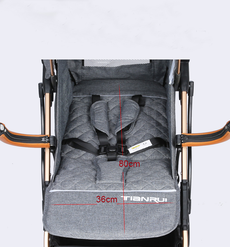 5.8 kg Light baby stroller High landscape carriage Portable Umbrella baby stroller Newborn Travelling Pram on plane