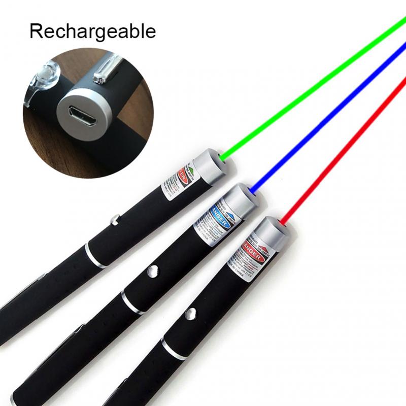 New usb charge laser pointer high power Strong Night Visible Sight laser pointer Beam Laser Powerful Hunting Optics laser pen