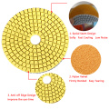 Diamond soft abrasive 100mm 4" Wet Diamond Grinding Disc Polishing Pad for Granite Marble Stone Flexible Polishing Pads