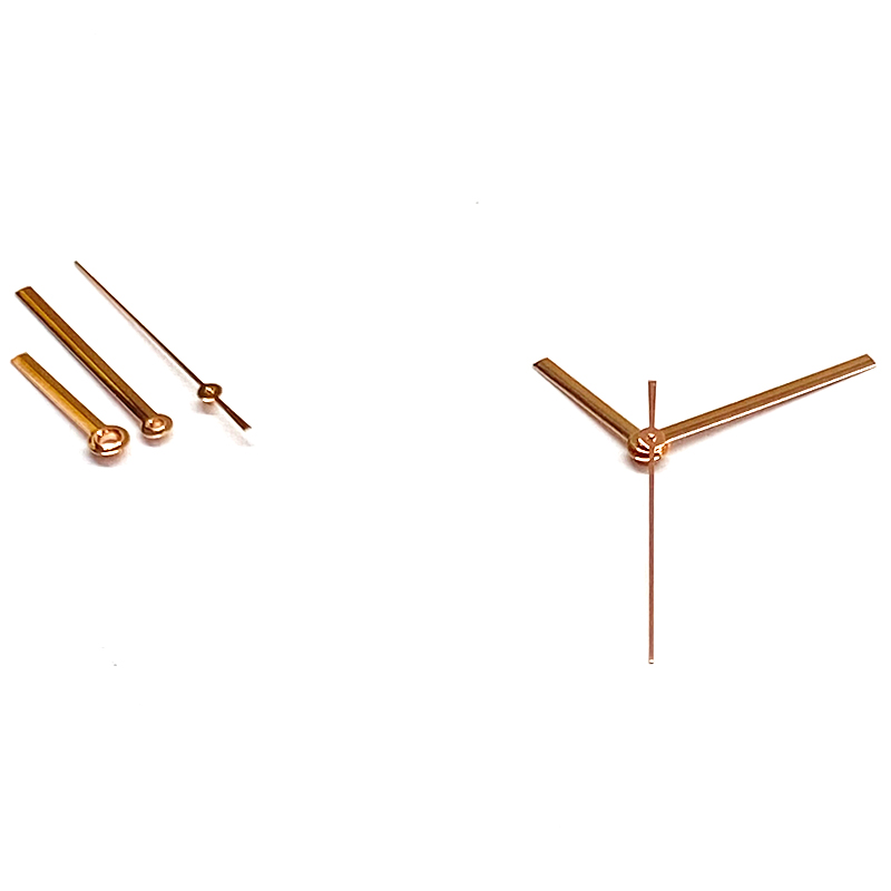 Custom stick watch hands
