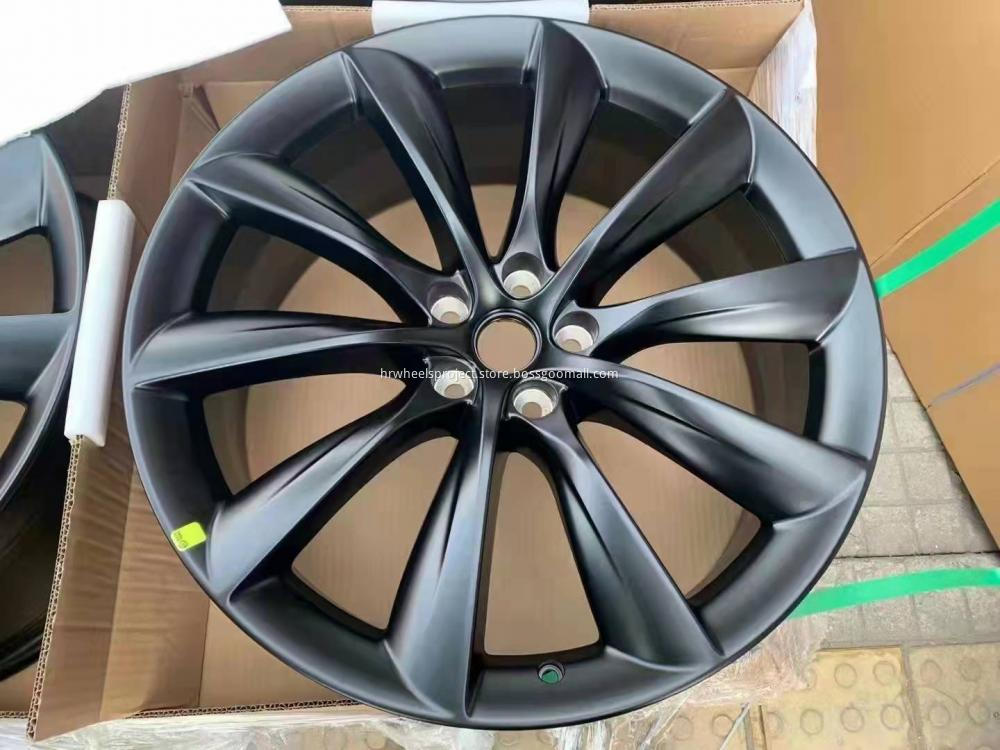 Tesla Model X Replica Wheels Forged Black Rims