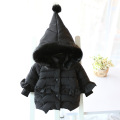 Thickening Warm Girls Jacket Cotton Lovely Thick Hooded Coat For Baby Girls Winter Girls Outerwear Kids Christmas gifts Clothes