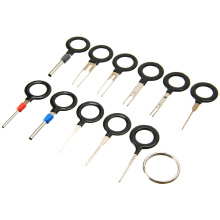 11PCS Auto Wiring Crimp Connector Pin Removal Key Tool Kit Car Electrical Terminal Removal Key for CAR SUV Pickup Off-road