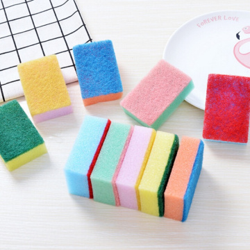 1/10pcs Household Dishwasher Sponges Cleaning Universal Sponge Brush Set Washing Scourer Dirt Remover Kitchen Cleaning Tools