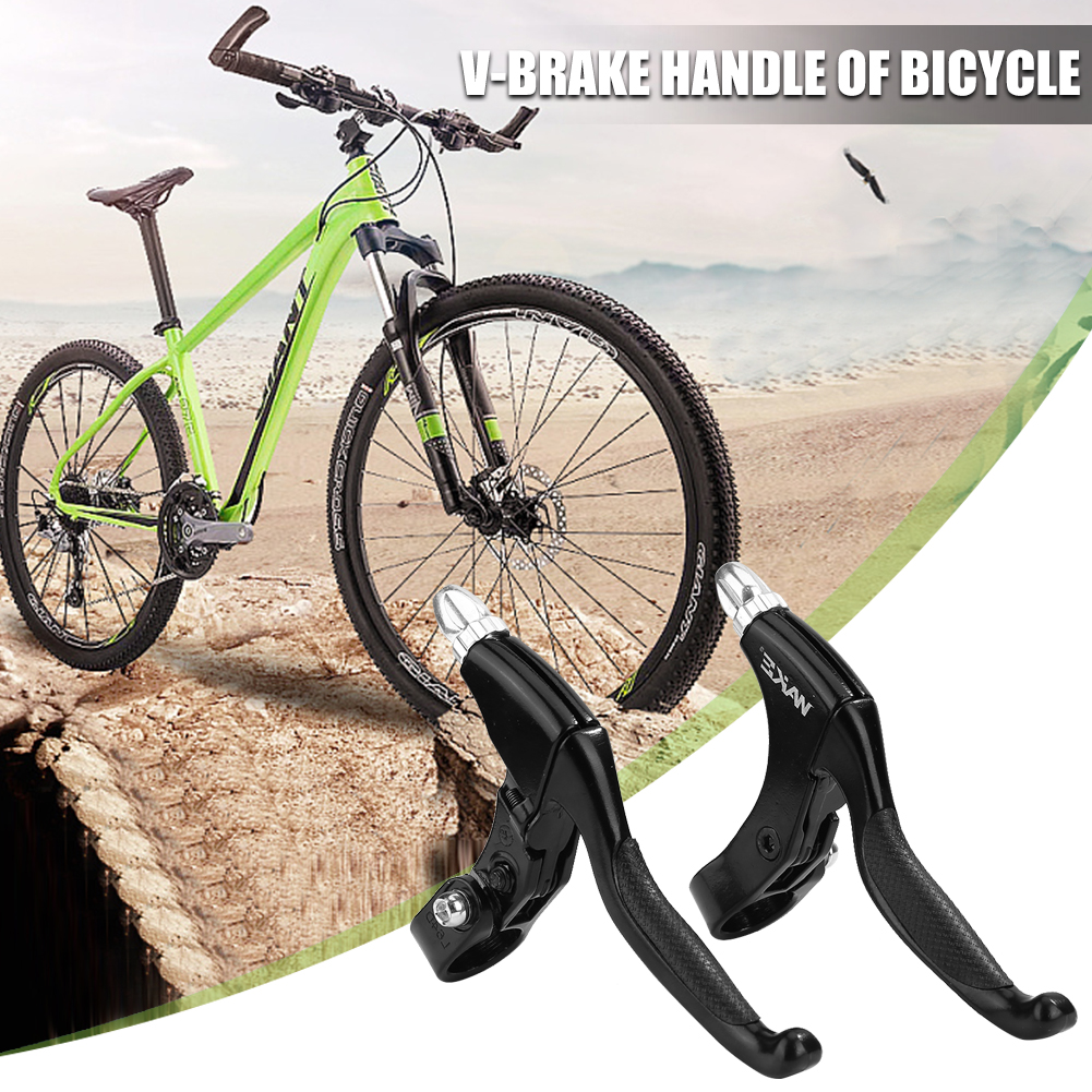 1 Pair Aluminum Alloy Bicycle Brake Handle MTB Mountain Bike Handlebar Brake Levers Cycling Security Equipment