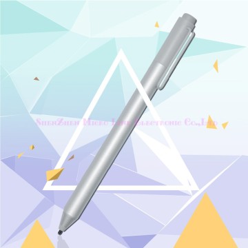 New Stylus Pen for Microsoft Surface Pro 3 Pro 4 Silver Blutooth Capacitive Ballpoint