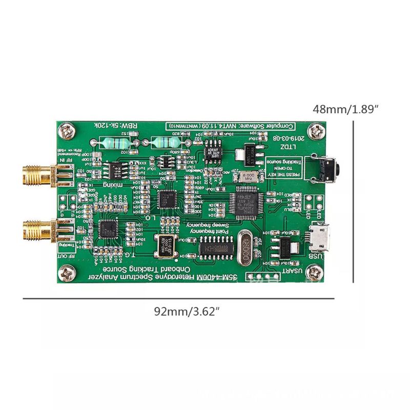 Usb Ltdz 35-4400M Spectrum Signal Source Spectrum Analyzer with Tracking Source 40JA