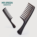 MR.GREEN Large tooth comb wide tooth female hair male oil head massage straight straight hair static wooden comb