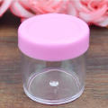 5PCS Refillable Bottles Pink Plastic Empty Makeup Jar Pot Travel Face Cream Lotion Cosmetic Container Empty Bottle