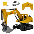 2.4G remote control rc excavator toys Simulation RC truck toy RC Engineering car tractor Crawler Digger brinquedos
