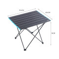 Ultralight Aluminum Table Outdoor Folding Table Stool Set for Dining Picnic Camping BBQ Camping Table