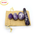 Jade Egg Set Natural Amethyst Yoni Egg Massage Wand For Vaginal Kegel Exercise Massage Device Health Care