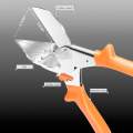 AIRAJ 45 to 135 Degree Angle Shear, PVC PE PPR Plastic Beveled Hand Scissors, New / Old Non-multifunctional Miter Cutter Tool