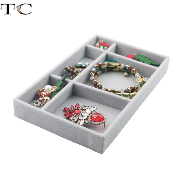 Necklace Display Tray Jewelry Display Tray Ring Holder Showing Case Jewellry Storage Container Earring Bracelet Box