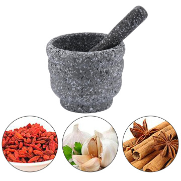 Mortar Pestle Spice Crusher Resin Bowl Tough Foods Pepper Gingers Kitchen Tool Herbs Garlic Grinder Spices Teas Durable Tool 1pc