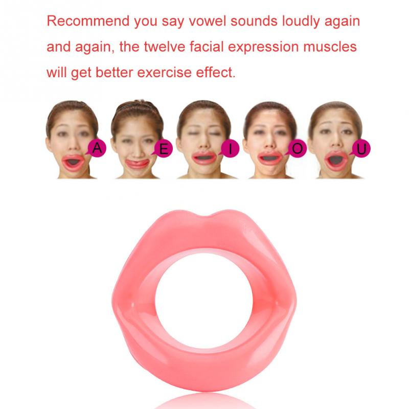 Silicone Rubber Mouth Massage Face Roller Slimmer Exercise Muscle Mouth Anti Wrinkle Lip Trainer Face Care Exerciser Mouthpiece