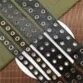 Width 15/35mm PU fabric with Garment Eyelets Grommet Tape webbing trim tape DIY for shoes cloth Free shipping