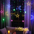 Christmas Lights Indoor/Outdoor EU220V/US110V Fairy lights Moon Star Lamp LED String Decoration for home Party Holiday lighting