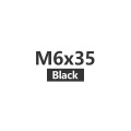 M6x35 Black