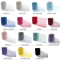 10Yards/roll 3" 7.5cm Dot Tulle Roll Organza Tutu Fabric Baby Shower Party Supplies DIY Hair Bows Handmade Materials