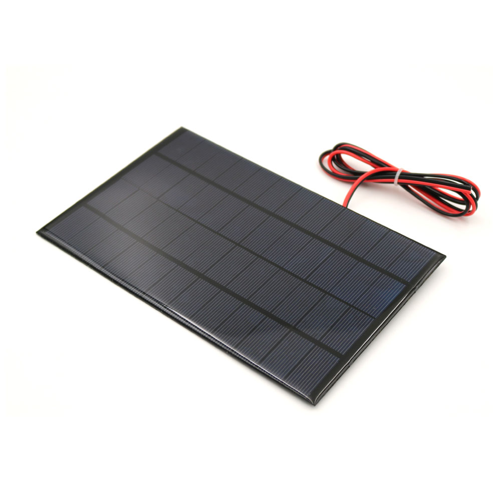 12V 4.2W Solar panel with 100cm extend wire Mini Solar Battery Cell Phone Charger Portable DIY Polycrystalline Solar Cell