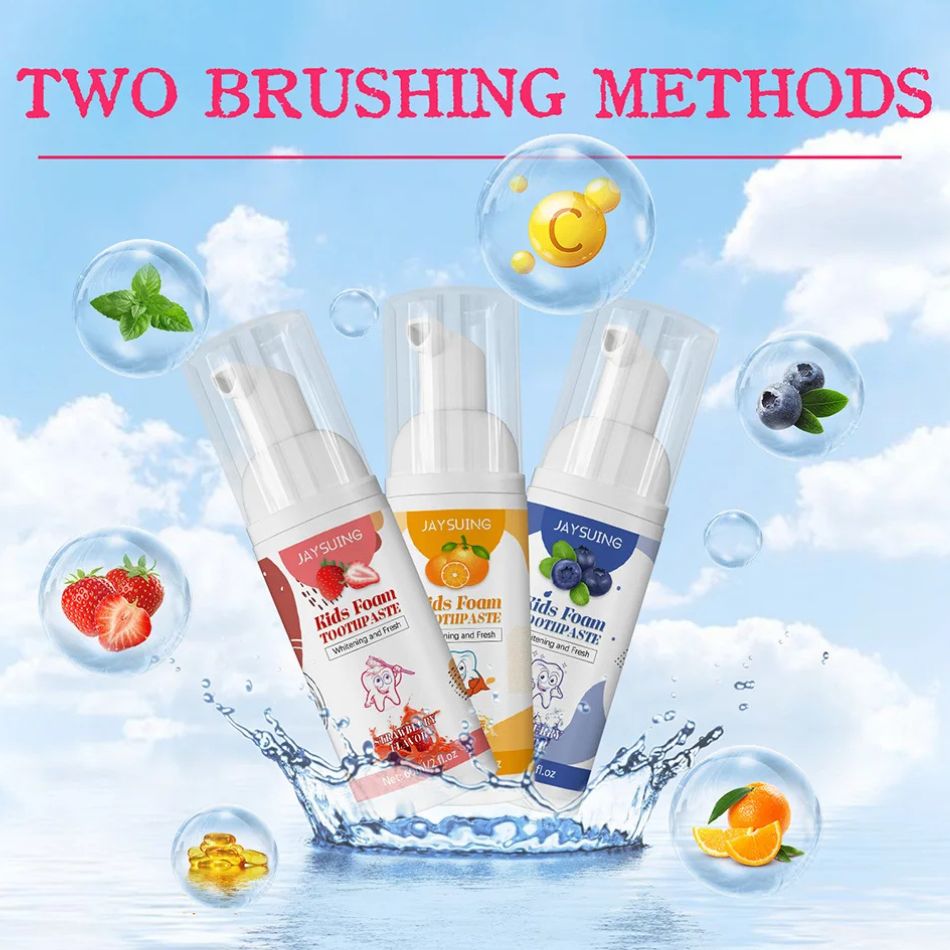 Kids Foam Toothpaste Stain Removal Jpg